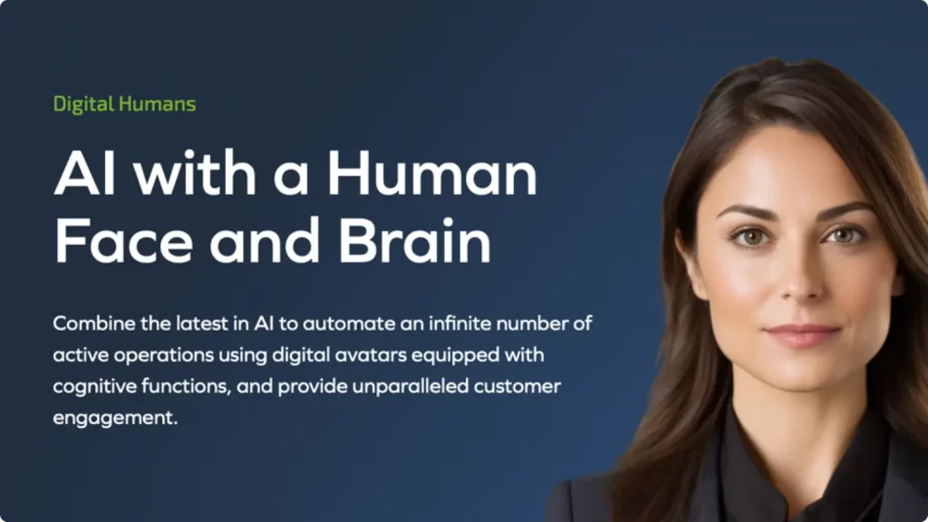 born digital ai driven digital humans for customer engagement with Generative AI and Conversational AI